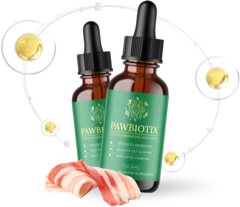 PawBiotix dog probiotic bottle
