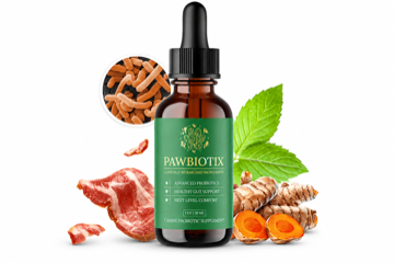 PawBiotix canine probiotic supplement bottle